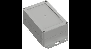 TRU COMPONENTS TC-10860792 Flensbehuizing 150 x 100 x 60 ABS Lichtgrijs 1 stuk(s)
