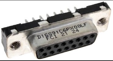 FCI D15S91C6PX00LF D-sub connector 1 stuk(s) Tray