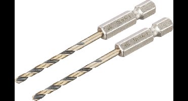 DEWALT DT20602-QZ HSS-G Metaal-spiraalboor 2 stuks 3 mm Gezamenlijke lengte 72 mm Corrosiebestendig Zeskant 2 stuk(s)