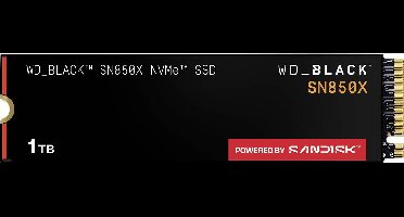 Western Digital WD_Black™ SN850X 1 TB NVMe/PCIe M.2 SSD 2280 harde schijf M.2 NVMe PCIe 4.0 x4 Retail WDS100T2X0E