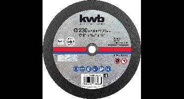 kwb 711833 Doorslijpschijf recht 230 mm 1 stuk(s) Staal