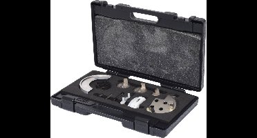 KS Tools 150.3180 Set speciaal gereedschap voor de elastische riem en de multi-V-riem, 11-delig