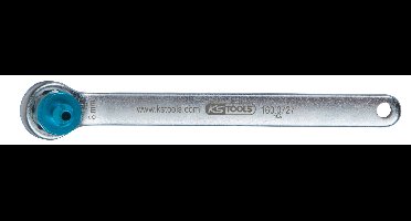 KS Tools 160.0727 Remontluchtingssleutel, extra kort, 8 mm, blauw