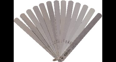 KS Tools 300.0614 Zuigerspielmal, 8 vel, 0,05 - 0,5 mm, 150 mm lang
