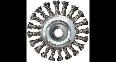 KS Tools 340.0047 Roestvrij stalen draadborstel 0,5 mm, Ø 125 mm