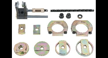 KS Tools 700.2160 Silontlagergereedschapsset voor BMW achteras, 13-delig