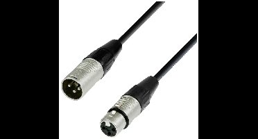 Adam Hall 4 STAR DMF 2000 XLR Verbindingskabel [1x XLR-stekker 3-polig - 1x XLR-bus 3-polig] 20 m Zwart