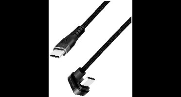 LogiLink CU0194 USB-kabel USB 2.0 USB-C stekker 3.00 m Zwart