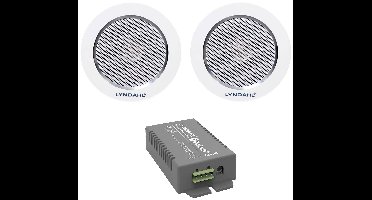 Lyndahl 2202LYNCS2AM2 2-weg inbouwluidsprekerset 8 Ω Wit 1 set(s)