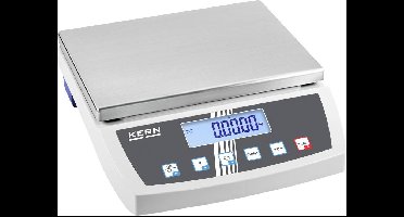 Kern FKB 15K0.5 FKB 15K0.5 Tafelweegschaal Weegbereik (max.) 15 kg Resolutie 500 mg werkt op stekkernetvoeding Grijs-wit (RAL 9002)