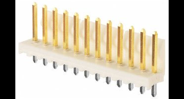 Molex 26614120 Male header (standaard) Totaal aantal polen: 12 Rastermaat: 3.96 mm Inhoud: 1 stuk(s) Bulk