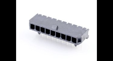 Molex 436500900 Male header, inbouw (standaard) Totaal aantal polen: 9 Rastermaat: 3.00 mm Inhoud: 1 stuk(s) Tray
