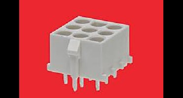 Molex 432550003 Male behuizing (board) Totaal aantal polen: 2 Rastermaat: 6.35 mm Inhoud: 1 stuk(s) Tray