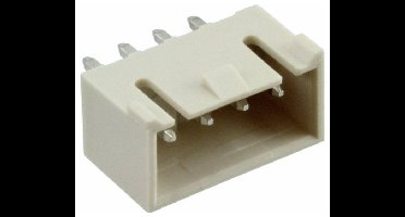 Molex 353120460 Male header, inbouw (standaard) Totaal aantal polen: 4 Rastermaat: 2.50 mm Inhoud: 1 stuk(s) Bulk