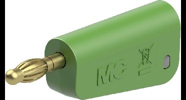 Stäubli LQ-4A-39 Laboratoriumstekker Stekker Stift-Ø: 4 mm Groen 1 stuk(s)