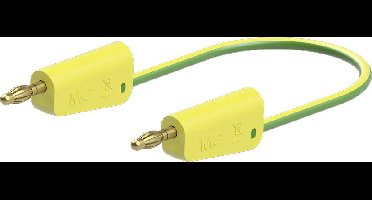 Stäubli 64.1035-20020 // LK-4A-F25 Meetsnoer 200 cm Geel, Groen 1 stuk(s)