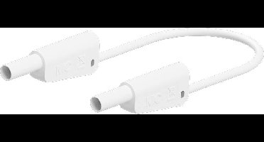 Stäubli SLK-4N-S25 Meetsnoer 50 cm Wit 1 stuk(s)