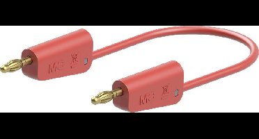 Stäubli LK-4A-S10 Meetsnoer 200 cm Rood 1 stuk(s)