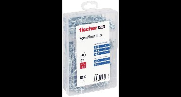 Fischer 562279 Meisterbox PowerFast II SK PZ Spaanplaatschroeven assortiment Kruiskop Pozidriv Staal Galvanisch verzinkt 1 set(s)