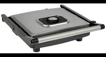 Tristar GR-2858 Contactgrill Elektrisch Anti-aanbaklaag, Controlelampje Zwart, Zilver