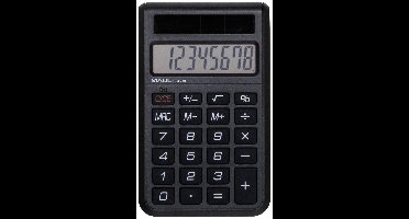 Maul ECO 250 Zakrekenmachine Zwart Aantal displayposities: 8 werkt op zonne-energie (b x h x d) 60 x 98 x 12 mm