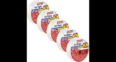 tesa 56192-00503-23 Isolatietape tesa Wit (l x b) 10 m x 15 mm 5 stuk(s)