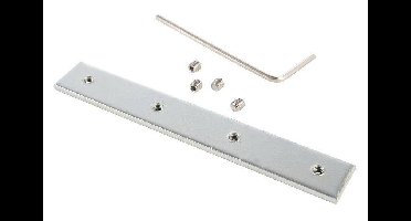 Deko Light 987025 Nutenstein / Längsverbinder Metaal (b x h x d) 12 x 2 x 80 mm 1 stuk(s)