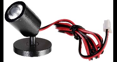 Deko Light Herculis magnetic 688025 Spiegellamp 1 W Energielabel: G (A - G) Warmwit Zwart