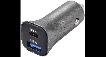 VOLTCRAFT CPS-38W/ 2 VC-RA381 USB-oplader 38 W 1x USB-A, 1x USB-C Zilver-zwart Auto