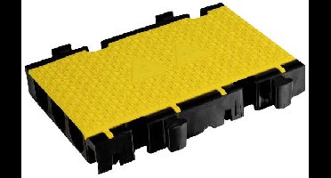 DEFENDER by Adam Hall Kabelbrug-middenstuk 86900250 Polyurethaan Zwart/geel Aantal kanalen: 3 500 mm Inhoud: 1 stuk(s)