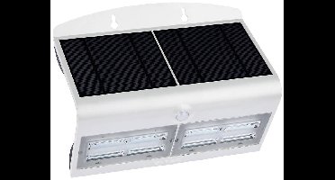 V-TAC 8278 VT-767-7-W Wandlamp op zonne-energie LED LED 7.00 W Wit, Zwart
