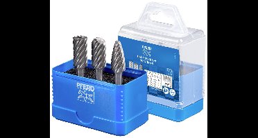 PFERD TOOLS 21901907 Freesstiftset Hardmetaal 12 mm Schachtdiameter 6 mm