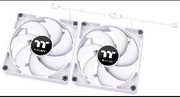 Thermaltake CL-F151-PL12WT-A PC-ventilator Wit (b x h x d) 120 x 120 x 25 mm