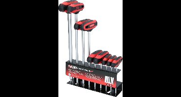 KS Tools 158.8160 TX Haakse schroevendraaierset T 10, T 15, T 20, T 25, T 27, T 30, T 40, T 45, T 50 9-delig