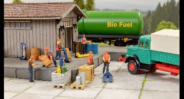 NOCH 16266 H0 Themaset goederenlading figuren Kant-en-klaar model