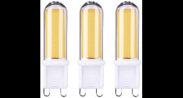Paulmann 29045 LED-lamp Energielabel F (A - G) G9 Stiftfitting 4.6 W Warmwit (Ø x h) 18 mm x 58 mm 3 stuk(s)