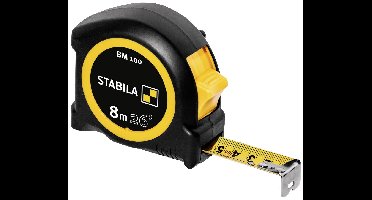 Stabila BM 100cm+inch 19580 Rolmaat 8 m ABS