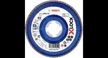 Bosch Accessories 2608619813 X551 Lamellenschijf Diameter 115 mm Boordiameter 22.23 mm Korrelgrootte (num) 80 1 stuk(s)