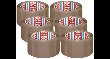 tesa 04195-00001-04 Verpakkingstape tesapack Bruin (l x b) 66 m x 50 mm 6 rol/rollen