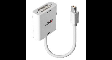 LINDY Monitor Adapter [1x Mini-DisplayPort stekker - 1x DVI] 38318 0.18 m