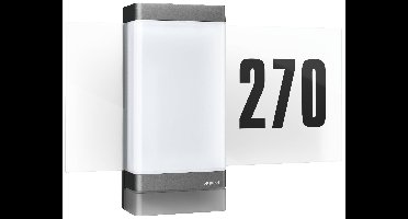 Steinel 067205 LED AUSSENLEUCHTE L 270 DIGI SC ANT LED-buitenlamp met bewegingsmelder (wand) LED LED vast ingebouwd 7.8 W Antraciet