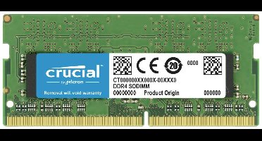 Crucial CT32G4SFD832A Werkgeheugenmodule voor laptop DDR4 32 GB 1 x 32 GB 3200 MHz 260-pins SO-DIMM CL22 CT32G4SFD832A