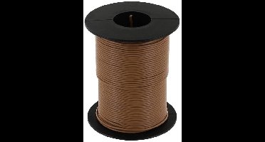 econ connect KL025BR50 Draad 1 x 0.25 mm² Bruin 50 m