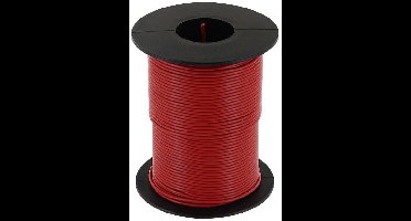 econ connect KL025RT50 Draad 1 x 0.25 mm² Rood 50 m