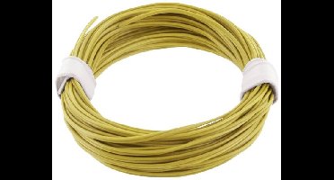 econ connect KZL2X008GE5 Draad 2 x 0.08 mm² Geel 5 m