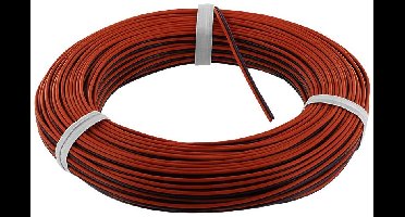 econ connect KZL2X014RTSW25 Draad 2 x 0.14 mm² Rood, Zwart 25 m