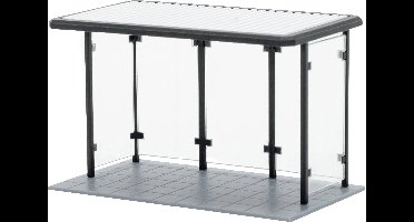 Kibri 37125 N Bushalte met plat dak