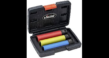 Vigor V5933/3 Dopsleutelinzetset 1/2 (12.5 mm) 3-delig