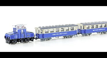 Hobbytrain H43105 H0m Zugspitzbahn tal-loc met 2 personenrijtuigen