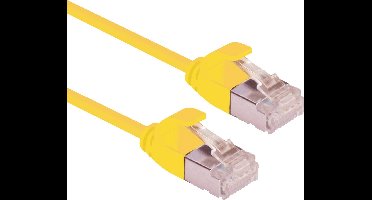 ROLINE F/UTP DataCenter Patchkabel Cat.6A (Class EA), LSOH, extra dun, geel, 3 m